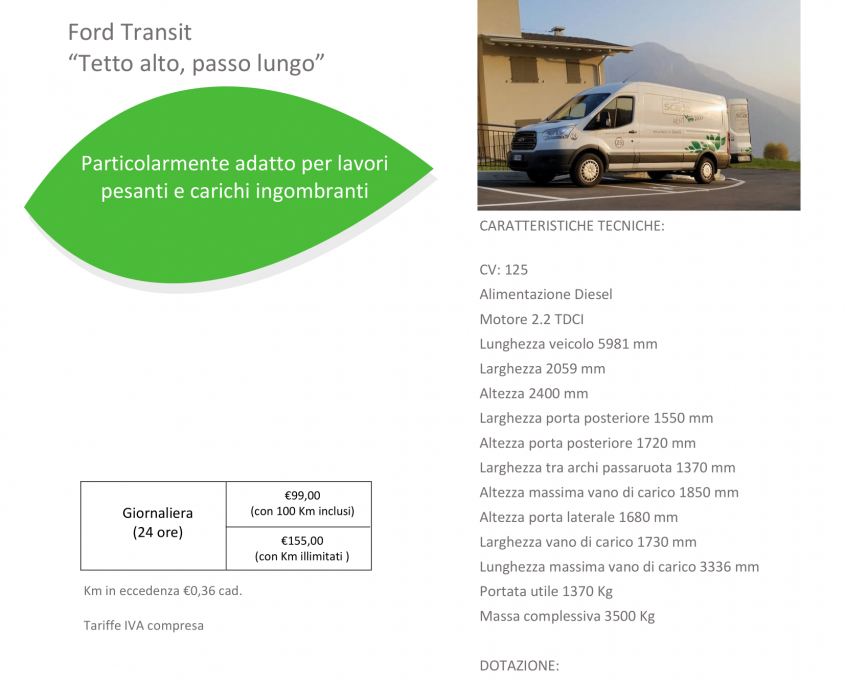 Ford Transit Tetto Alto