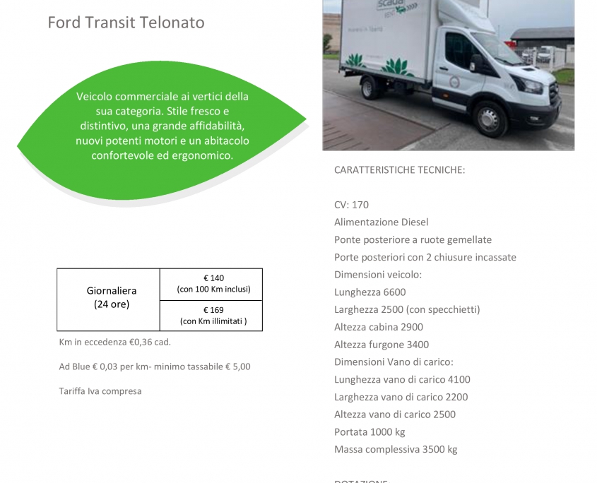 Ford Transit Telonato
